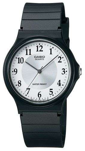 Casio Woman's Classic Analog Black Resin Strap Watch