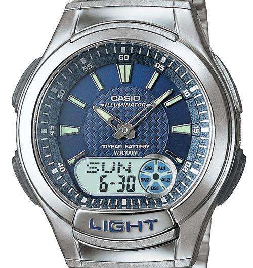 Casio Men's Casual , 10 year battery , 30 Page Data Bank , Ana-Digi Watch