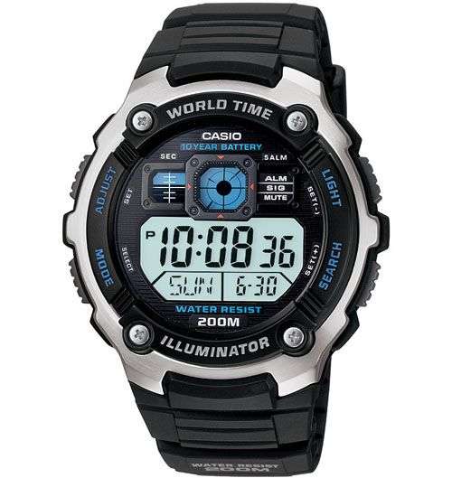 CASIO -  WORLD TIME (48 CITIES) , 235 SEGMENT HIGH DENSITY LCD , LC ANALOG INDICATOR