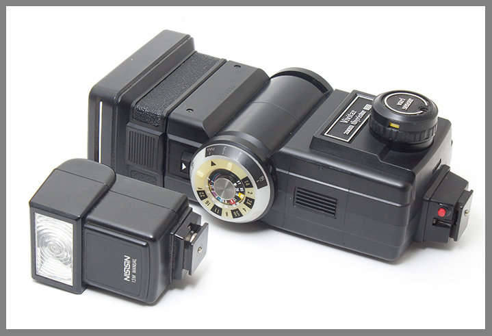 Vivitar zoom thyristor model 285 flash with vari sensor  ** low sync voltage **