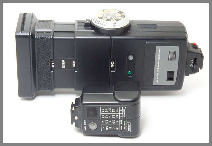 Vivitar zoom thyristor model 285 flash with vari sensor  ** low sync voltage **