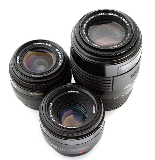 Yashica AF lenses  ** Rare **