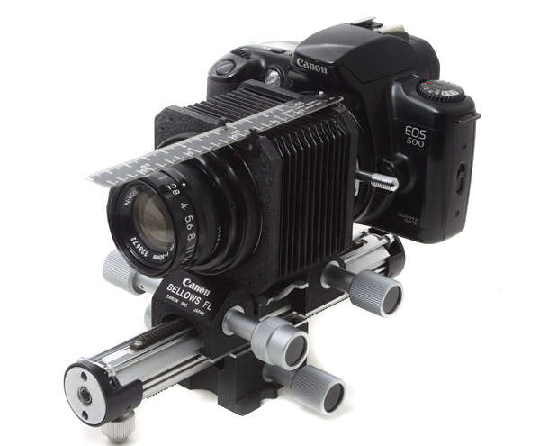 Complete Canon Macro bellows system Digital or film    ***Excellent and complete ***