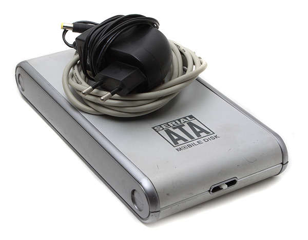 External usb drive 80GB **with Sata Hard drive **