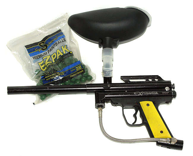 Vintage PMI Piranha paintball gun *** 100% tested and working ***