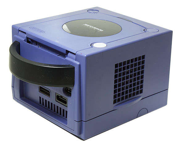 nintendo game cube and controllers
