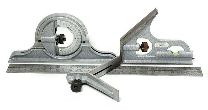 Mitutoyo Combination square set ** Excellent plus condition **