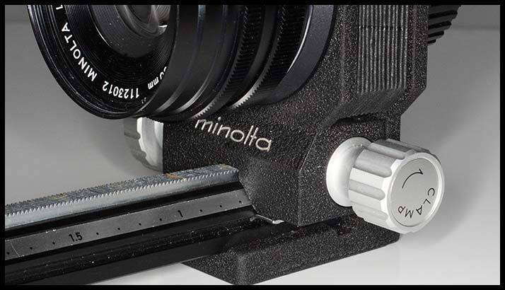 ROKKOR 100mm MACRO LENS BELLOWS CANON MINOLTA