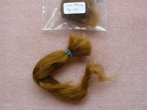PROMOTION French Mohair for reborn dolls light brown