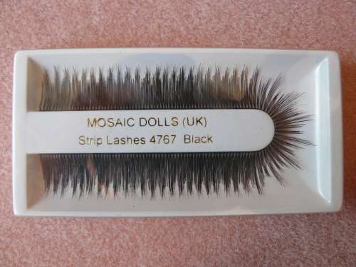 Eyelashes strip black long