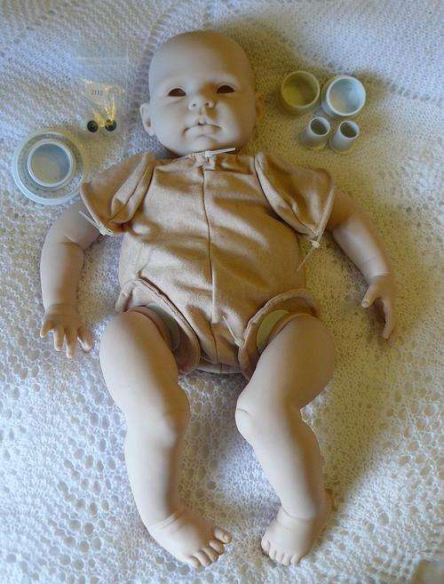 SALE Reborn Baby doll kit, Honey