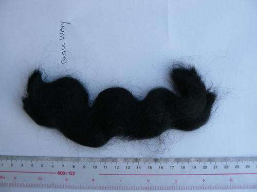 Mohair for reborn dolls - black