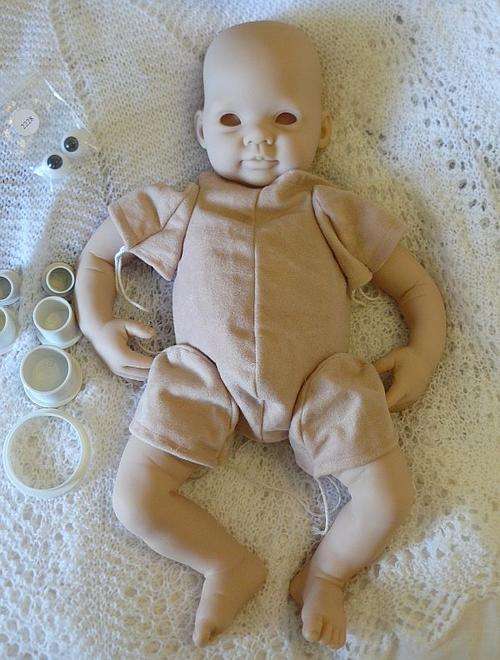 SALE! Reborn unpainted Baby doll kit, Dumplin - Courier available