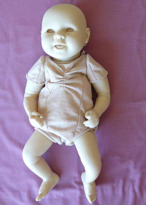 Xmas Sale! Reborn unpainted Baby doll kit,Smiling Samantha