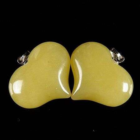 MID-WINTER MADNESS SALE! Olive jade heart pendant