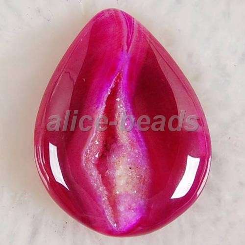 Peachblow drusy agate cabochan