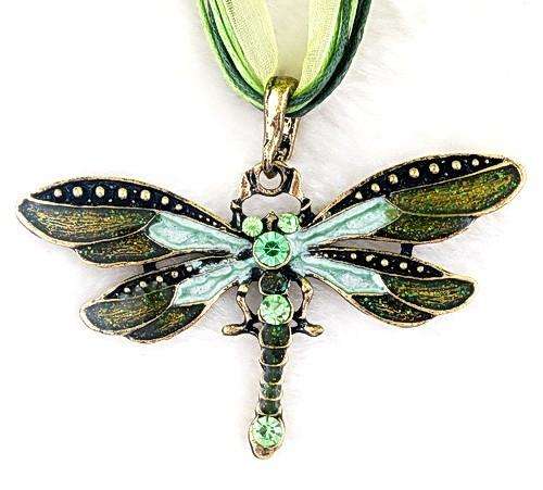Crazy Wednesday Auction - R1 Start - Antique Bronze Butterfly enamel pendant