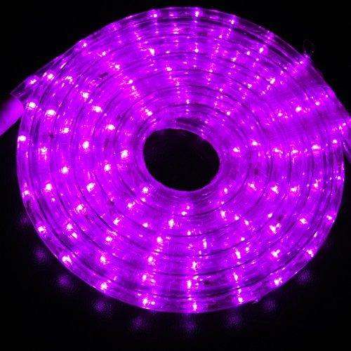 Purple 10m rope light