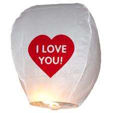 Show your Valentine your love with these sky lanterns