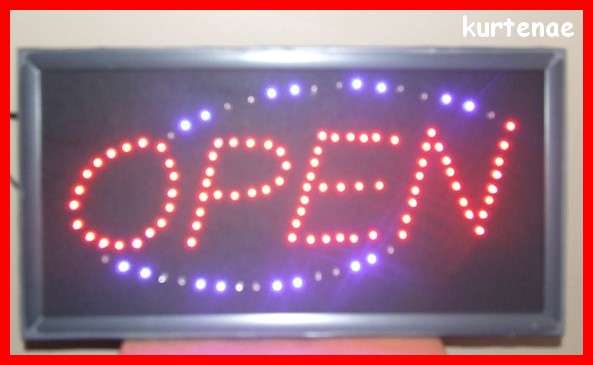 Flashing LED OPEN Sign.A must have for every business!!!!!!!!!!!!!!!!