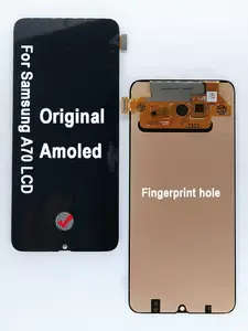 6.7 original Amoled Lcd display + touch screen digitizer for Samsung Galaxy A70