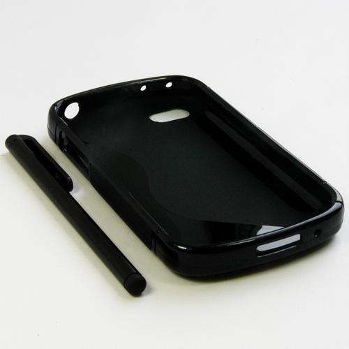 Black  TPU GEL Case Cover + Black touch pen for Samsung Galaxy ATIV S  I8750/T899