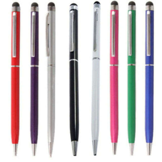 2in1 Capacitive Touch Screen Stylus with Ball Point Pen