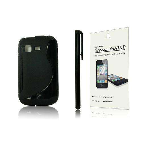 TPU GEL Case Cover for Samsung Galaxy Pocket S5300 Galaxy Pocket Plus S5301 + SP + Stylus Pen