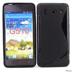 Black Soft TPU Gel Case for Huawei U8951D Ascend G510 + Stylus
