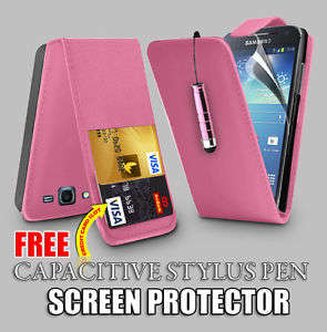 PU LEATHER CASE COVER FOR SAMSUNG GALAXY ACE 3 S7270 & SCP + MINI STYLUS
