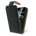 BLACK PU LEATHER FLIP POUCH CASE COVER FOR NOKIA E7 + stylus