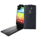Black  Flip PU Leather Case Cover For LG Optimus G2 D802 + FREE SP& STYLUS