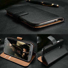 Leather Wallet Case for Samsung Galaxy S5 I9600 + SP & STYLUS PEN