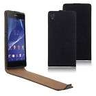 For Sony Xperia Z2 - Flip PU Leather Case Cover + Stylus Pen