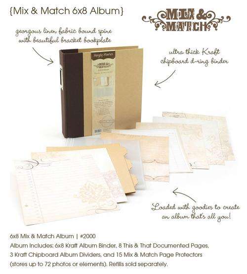 Mix and Match 6" x 8" Scrapbooking Album
