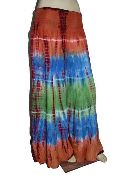 Ladies Palazzo Harem Pants Tie Dye Pattern from India