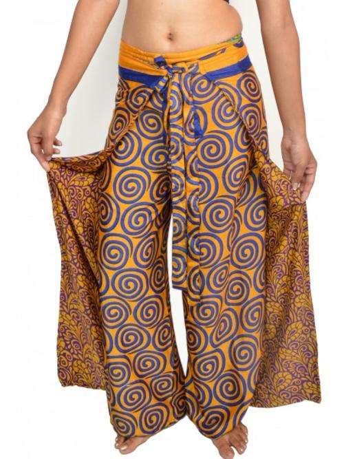 Ladies Fish Pants Fold-over (fully lined) from India
