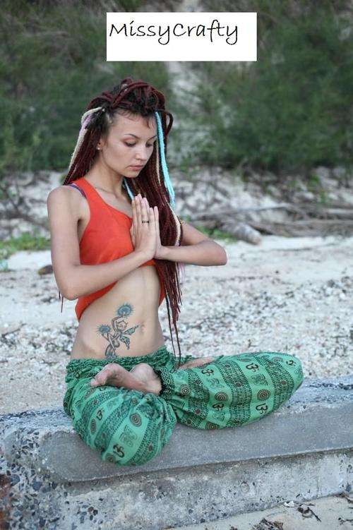 Indian cotton Ali Baba style trousers