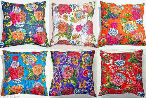 Kantha Work Indian DECOR ART Cushion Covers from India