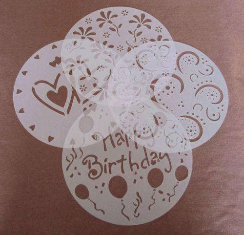 New Fondant 4pcs Round Cake Diy Decorating Sugarcraft Cutter Flower Heart Mold