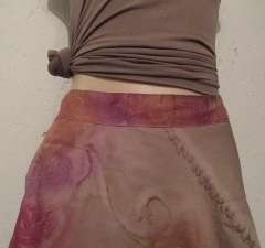 Silk Multi Wear Double Layered Wrap Around Skirts  from India