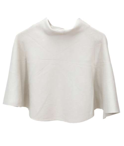 Beige Small Cut Poncho