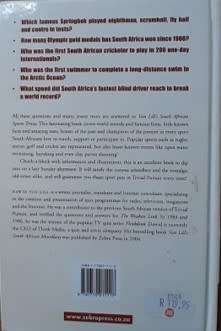 Van Lill`s South African Sports Trivia - HARDCOVER