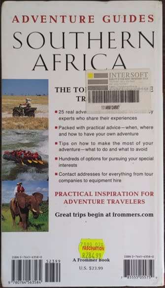 Frommer`s Adventure Guides Southern Africa - SOFT COVER