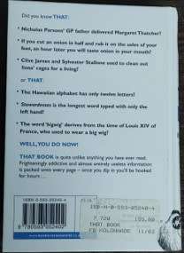 That Book by Mitchell Symons - HARD COVER
