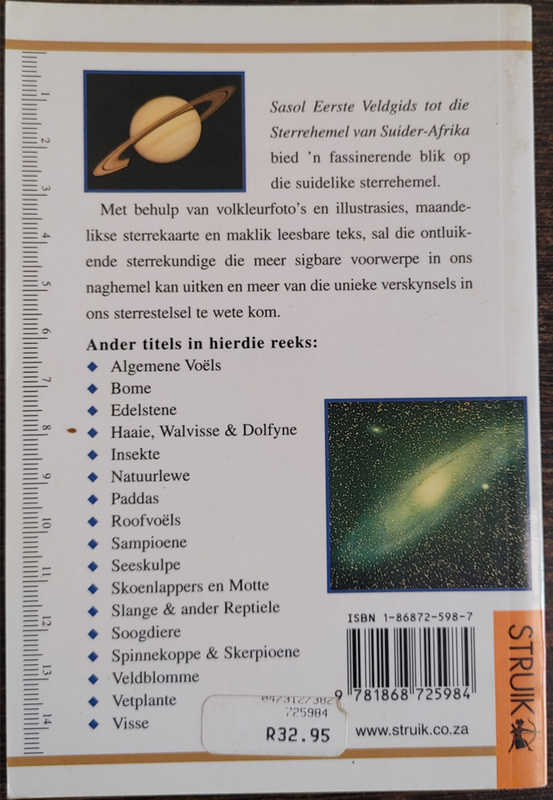 Eerst Veldgids tot Sterrehemel Van Suider-Afrika - SOFT COVER