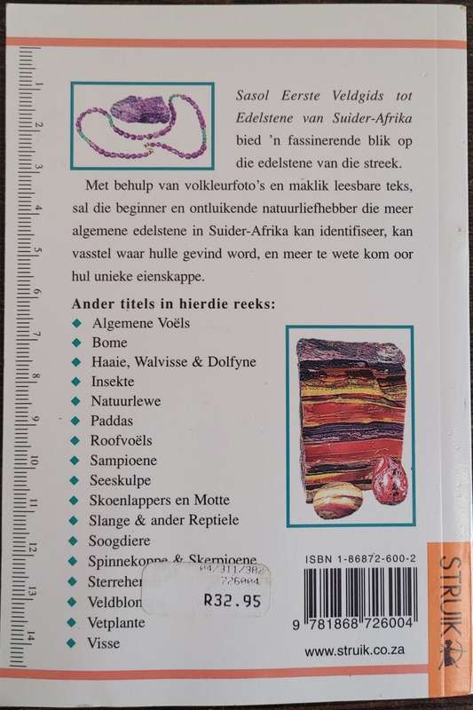 Eerts veldgits tot Edelstene Van Suider-Afrika - SOFT COVER