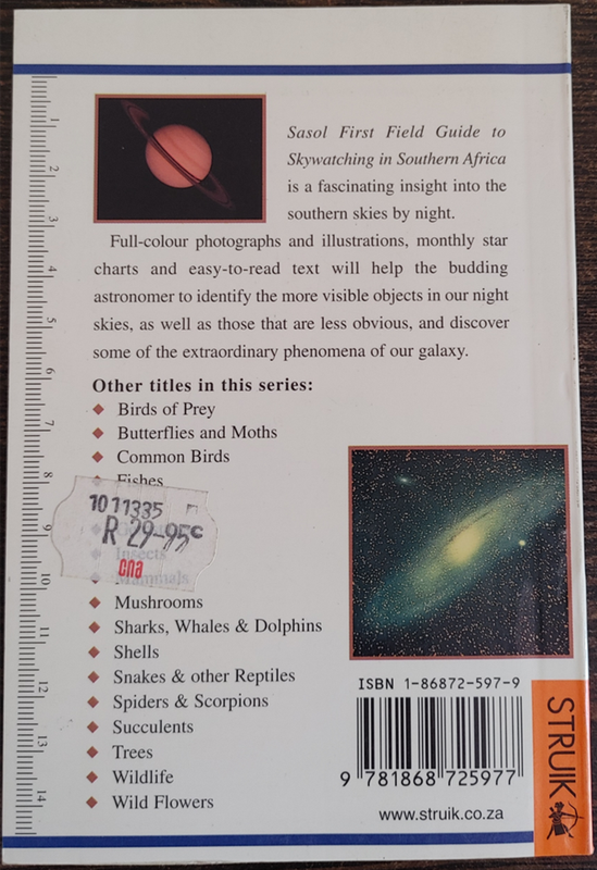 First Field Guide to Skywatching in Southern Africa - SOFT COVER