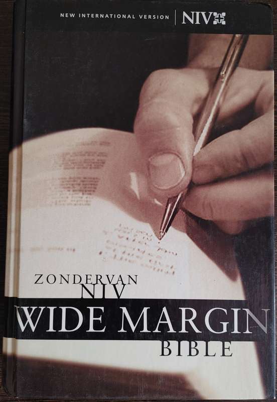 Zondervan NIV Wide Margin Bible - HARD COVER