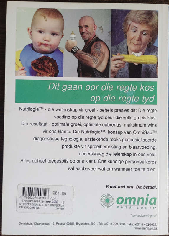 Diereproduksie  Vanaf Aangeplante Weidings in die Sentrale Somersaaigevied by Lourens Scheepers